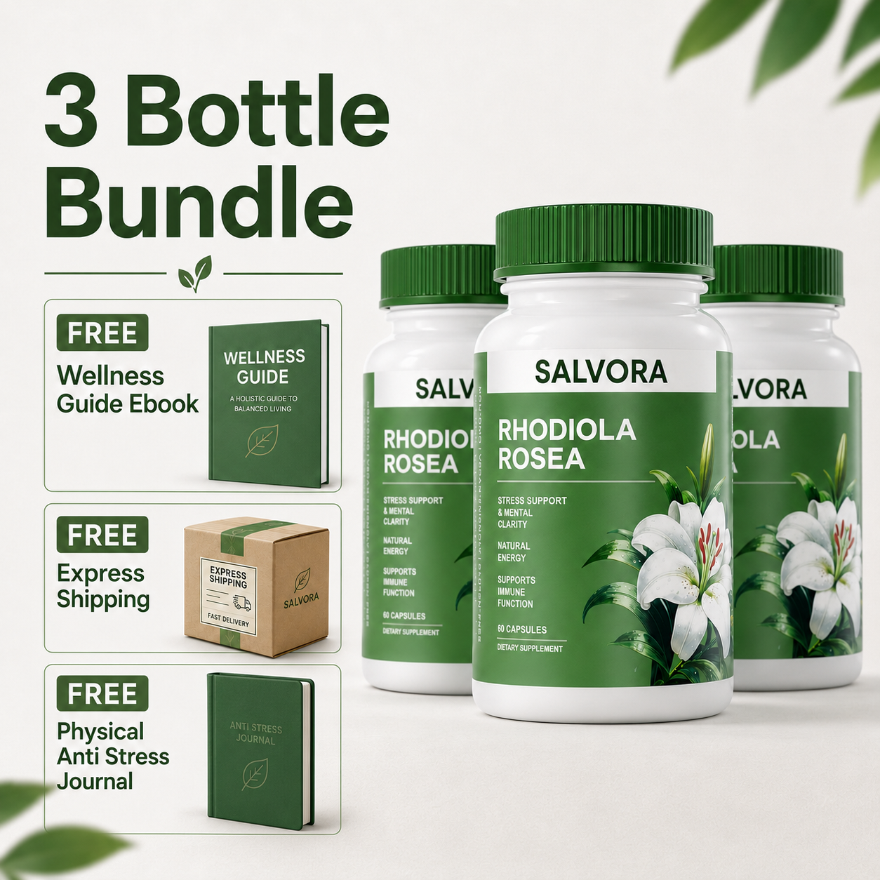 Salvora™ Rhodiola Rosea Capsules
