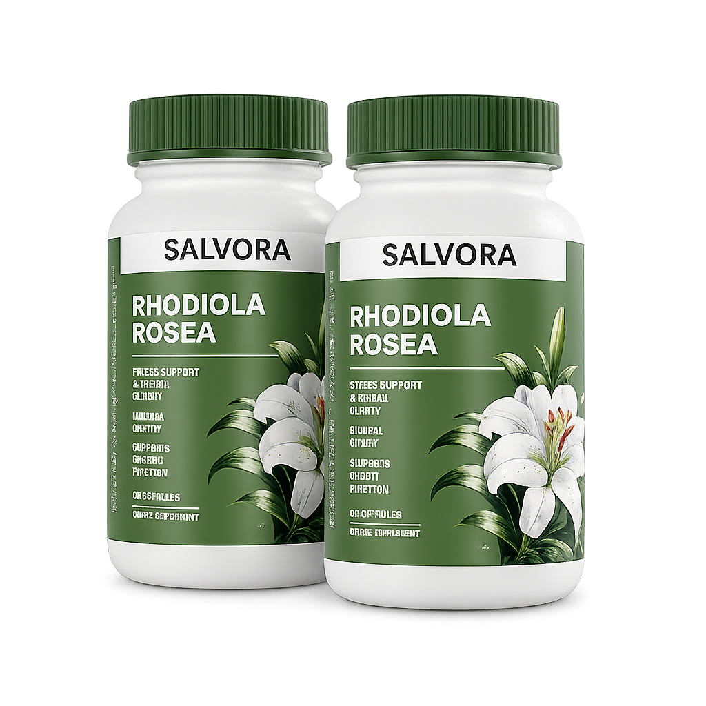 Salvora Rhodiola Rosea — 2 Bottles
