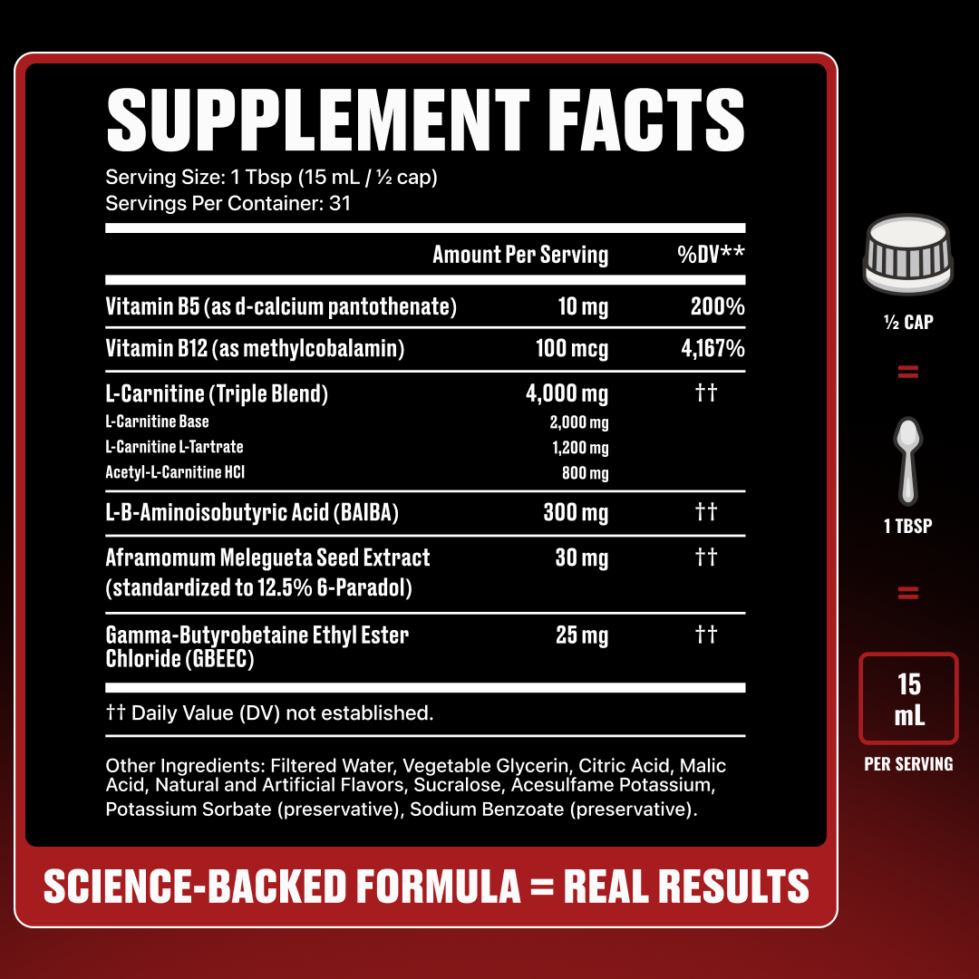 L-Carnitina Líquida 4000MG